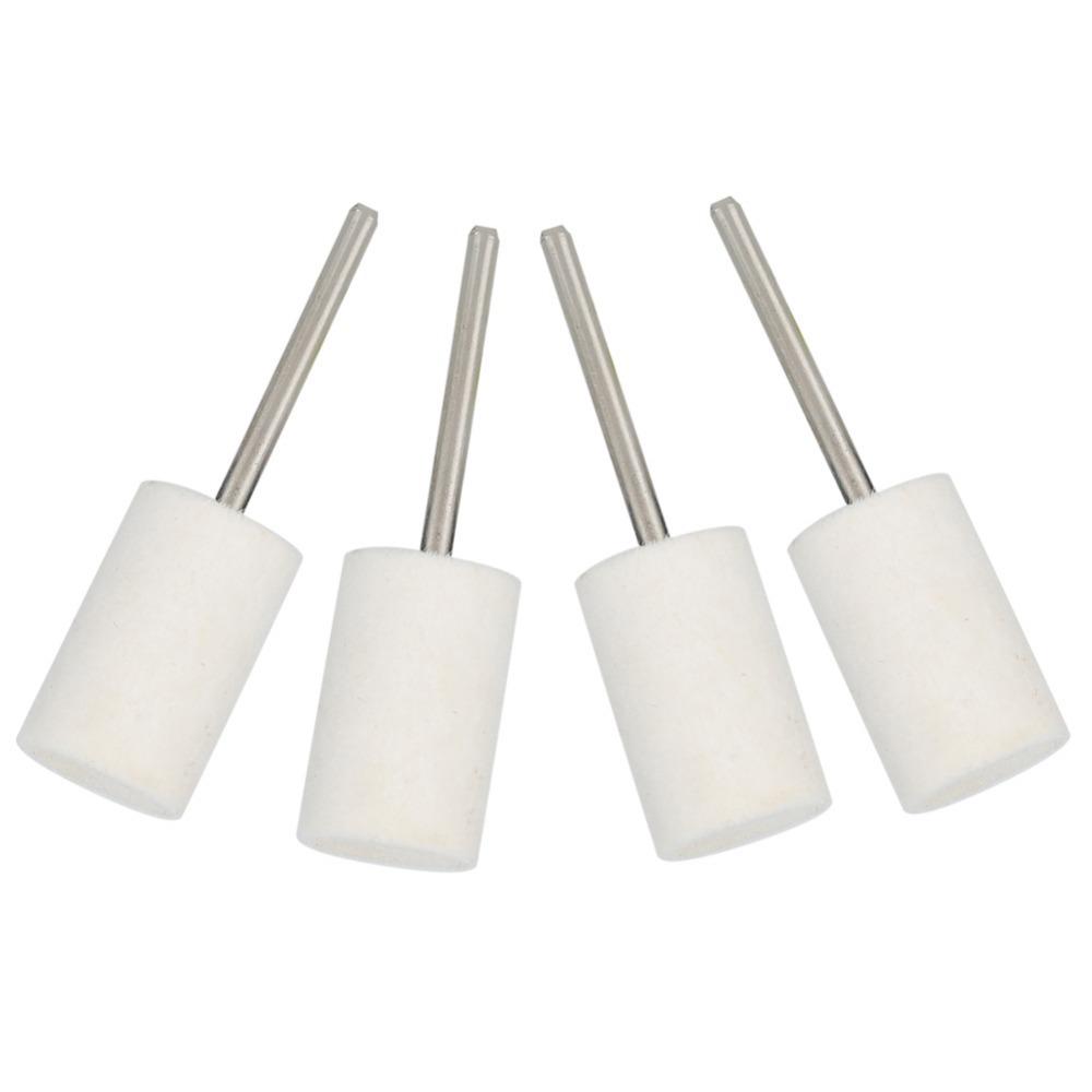 20pcs Cylinder Shape Wool Polishing Wheel 2.35mm Shank Polishing Tool Buffing Wheel Jewelry Making