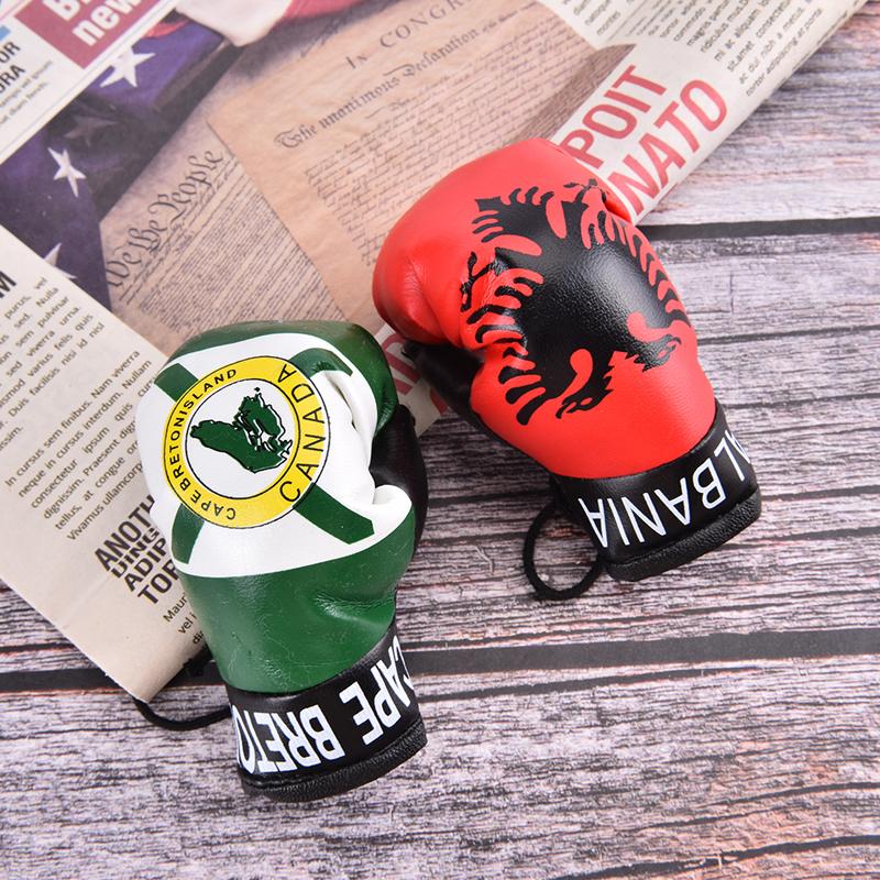 2 шт./пара мини-боксерские перчатки автомобильный кулон однотонные миниатюрные боксерские перчатки