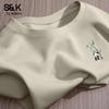 Мужская вафельная футболка с коротким рукавом серии S&K Baleno