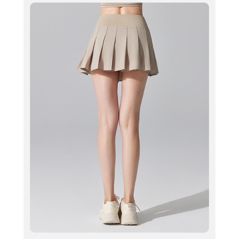 Женская узкая антибактериальная плиссированная юбка с высокой талией для бега, занятий фитнесом, йоги, тенниса, бадминтона, гольфа, короткая юбка