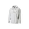 Puma Alphabet Logo Pullover Hoodie Men Hoodie Gray 620631-04