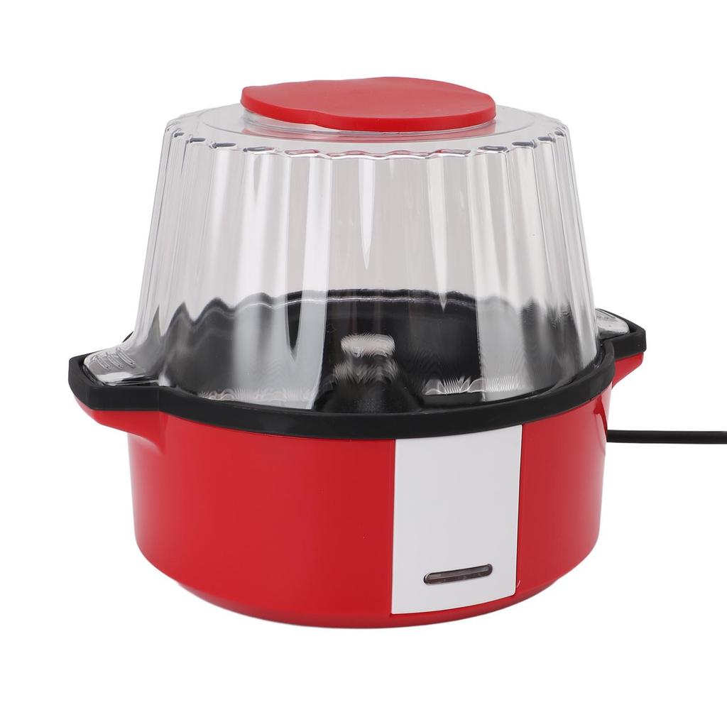 Popcorn Maker Multifunctional Transparent Lid Full Automatic Small Electric Popcorn Machine for