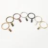 10Pcs Sturdy Metal Curtain Clip Rings Easy To Use Smooth Pull Space-Saving Load-bearing Curtain Rings