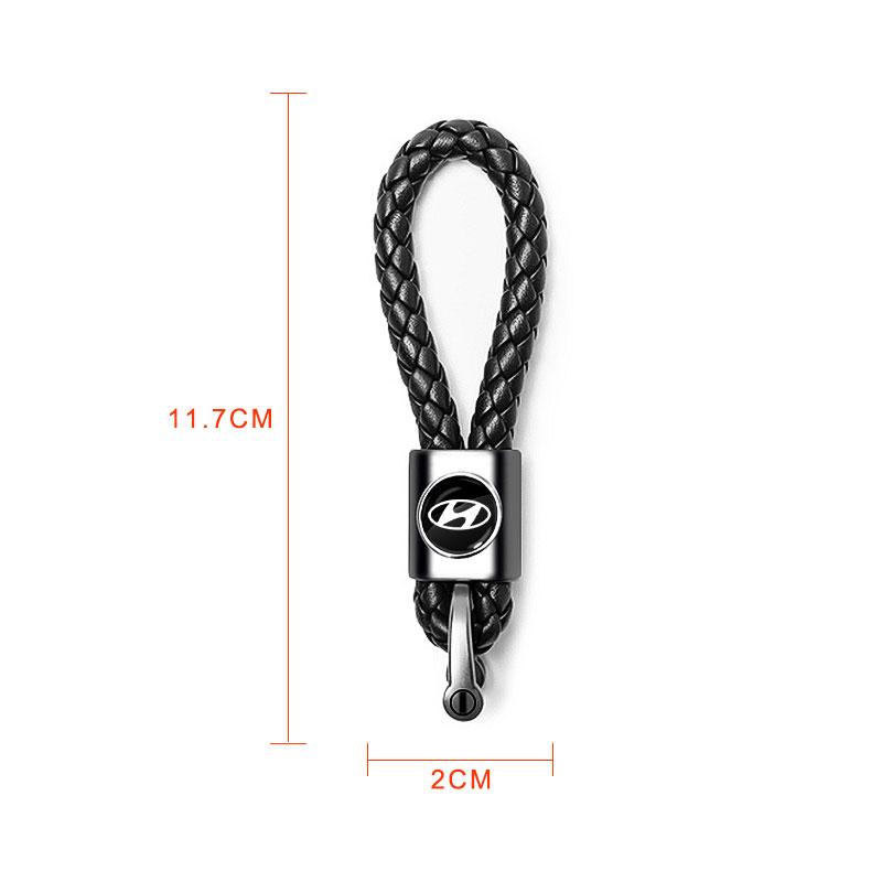 1Pcs Car Key Chain Key Ring Key Lanyard Keychain Car Accessories For Hyundai I30 Tucson Elantra Venue Palisade Terracan Accent Veloster Sonata