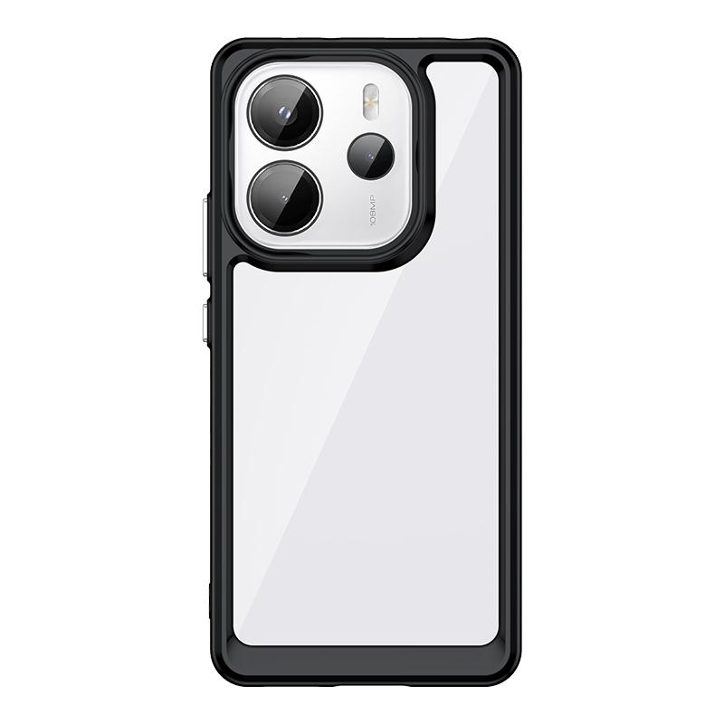 For Xiaomi Redmi Note 14 Case Transparent PC Luxury TPU Silicone Cover Redmi Note 14 Case TPU Protector Case Redmi Note 14 Cover