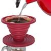 Collapsible Coffee Filter Funnel Heat Resistant Silicone Coffee Funnel Portable Coffee Brewing Tools