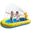 Inflatable Fountain Pool for Toddlers, 170cm X 105cm, Fountain Shower, for Kids and Toddlers, Outdoor, Baby Mat, Foldable, Sprinkler, Family Water