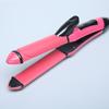 Выпрямитель для волос с плоским утюгом и пластиной с керамическим покрытием, быстрый нагрев, 2-в-1, многофункциональная укладка волос без вьющихся волос, бигуди, профессиональный утюжок для волос