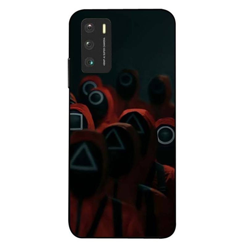 Чехол для телефона Squid Game для Xiaomi Mi 8 Lite 9 SE 10 10T Pro Mi 11 для серии Mi, черный силиконовый мягкий чехол