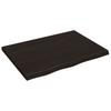 Tabletop 100x60x(2 4) cm Solid Wood Treated Live Edge