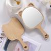 Portable Makeup Mirror with Handle Creative Cosmetic Mirror Gift Handheld Mirror  Makeup Use