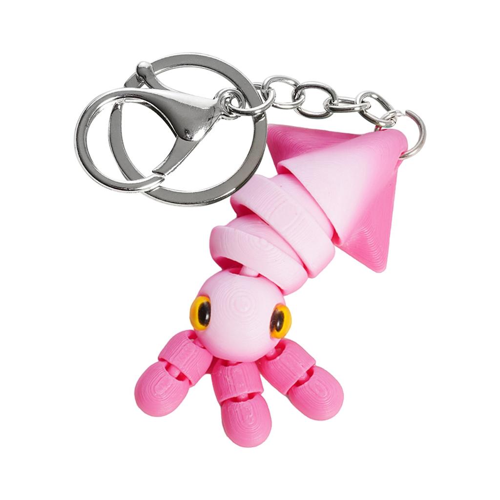 3D-печатный милый трехмерный брелок для ключей школьный рюкзак маленький кулон подарок маленький орнамент