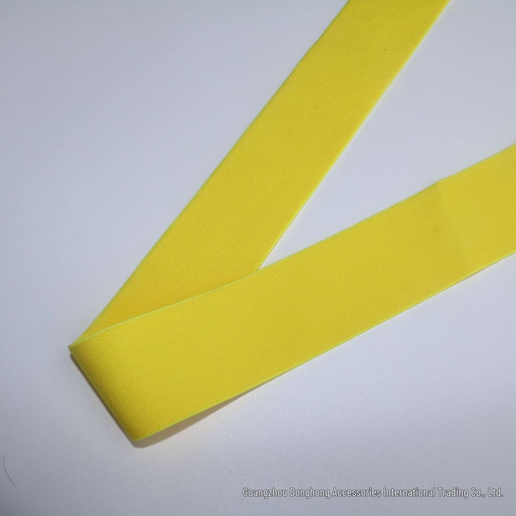 High-Elastic Polyester Imitation Nylon Band for Waistbands and Skirts