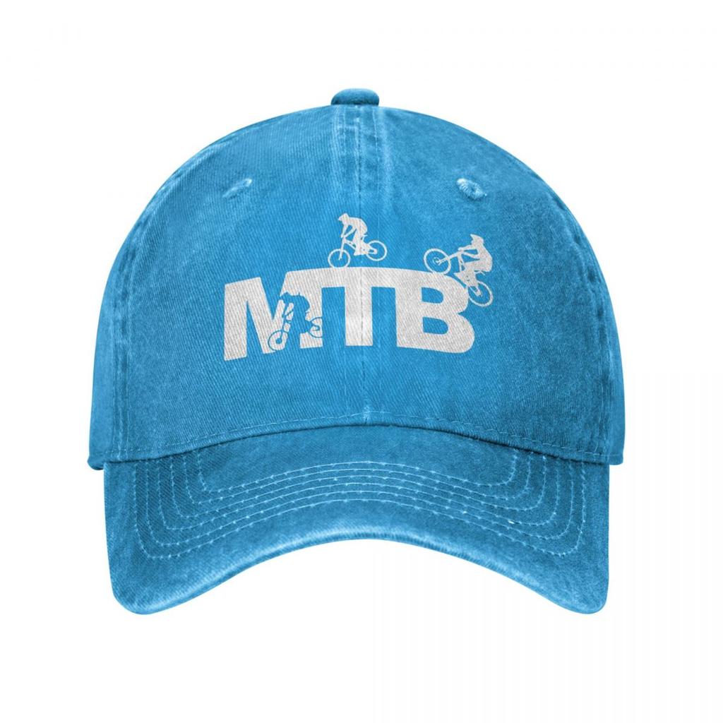 2022 New Spring Autumn Women Unisex MTB Cycling Logo Baseball Cap Funny Mountain Biker Bike Hip Hop Sun Hat Sport Denim Casquette