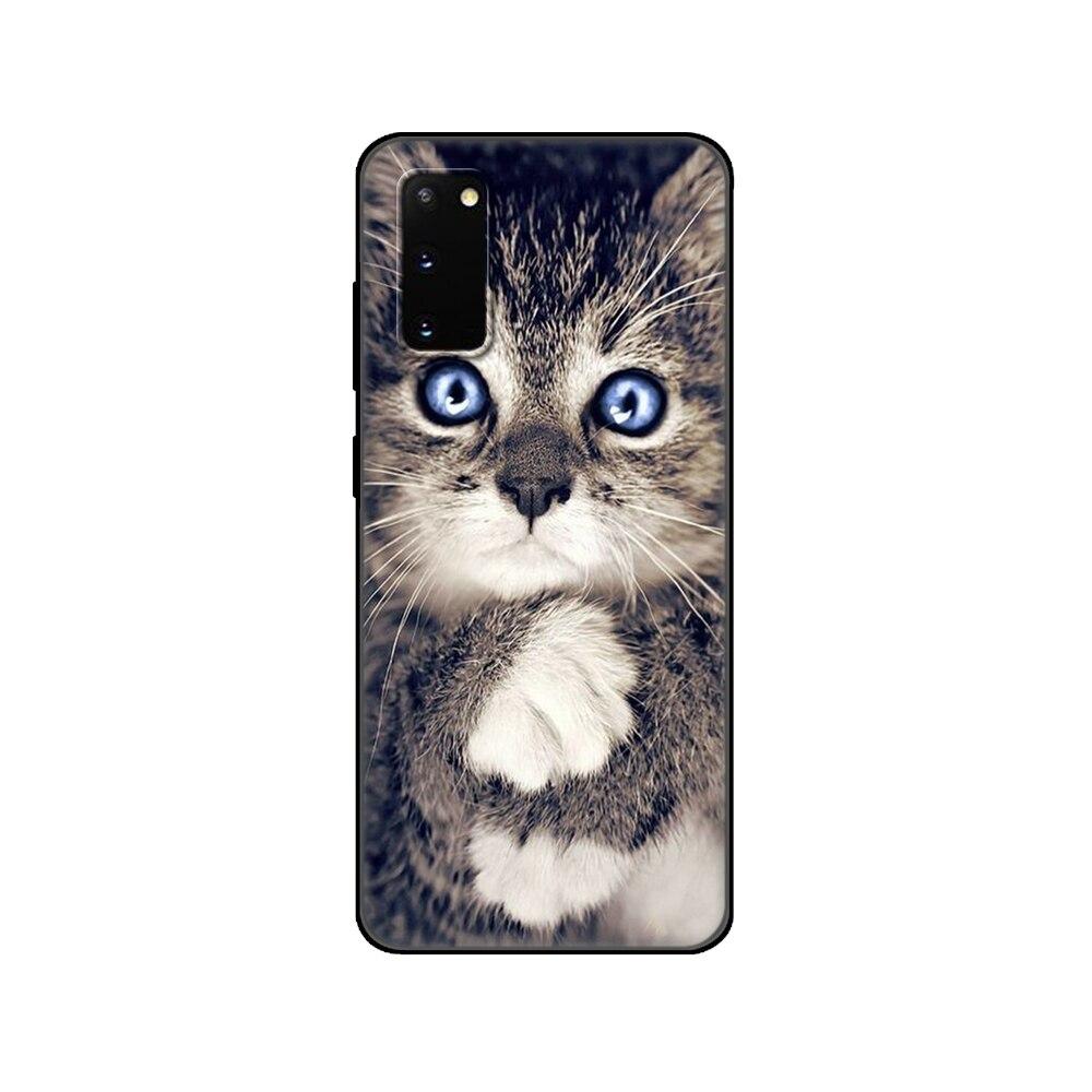 Чехол для Samsung Galaxy S20, чехол для Samsung S20 PLUS S20 Ultra S20 FE, силиконовый чехол из ТПУ, чехлы для телефонов GalaxyS20 S 20 + черный чехол из ТПУ