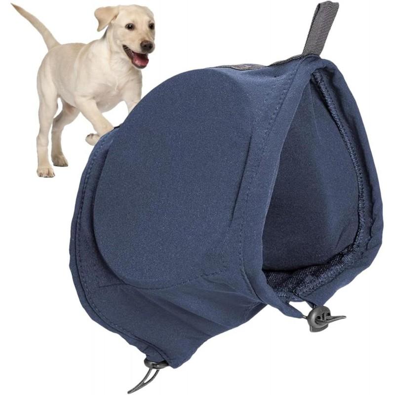 Dog Calming Hood With Noise Reduction Ear Cover Thunder Anxiety Relief Indoor Outdoor Use