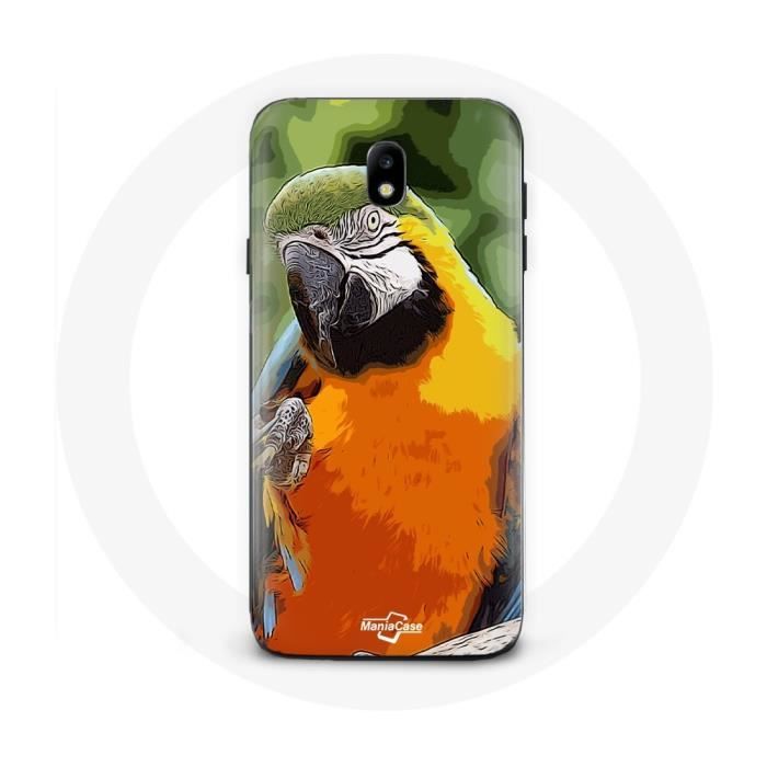 Case for Samsung Galaxy S4 Macaws Parrot Orange Green