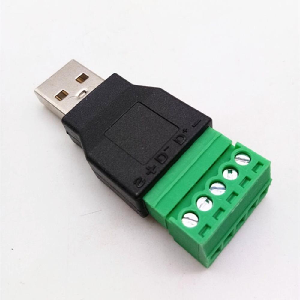 Type a 5 Pin USB Plug Male/Female 5 Pin Screw Terminal High Quality USB Connector For Computer