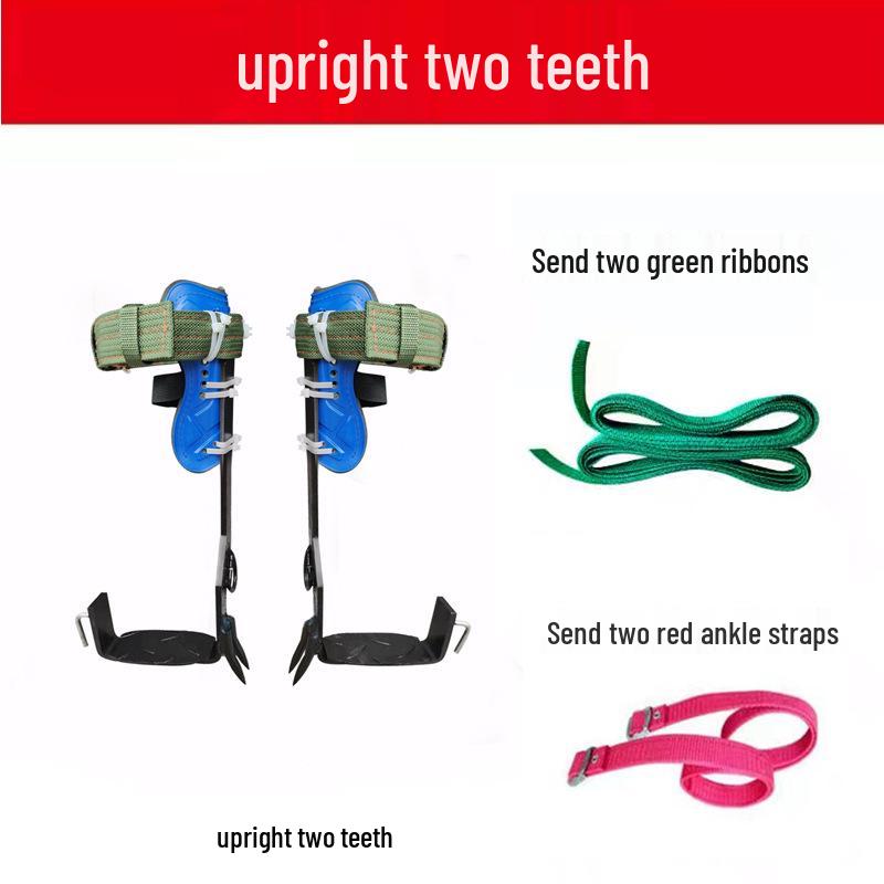 Инструмент для лазания по деревьям: Вертикальные шипы для ног с большим изгибом и пряжкой для ног «оса» Железные ботинки