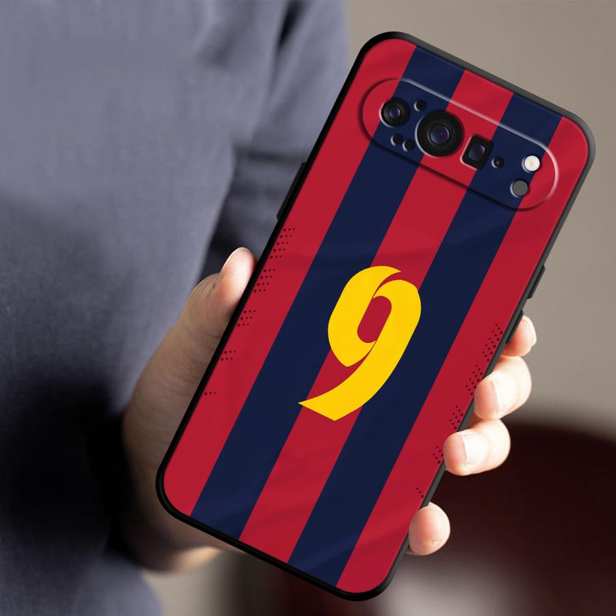 Футбольный Чехол с Номером для Google Pixel 10A 7a 10 9 Pro XL 8a 6 7 8 Pro 9a 6a Funda Чехол для Телефона