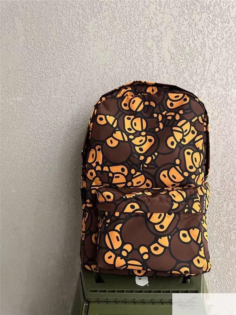 Large Cartoon Monkey Backpack – Lightweight & Durable Casual Daypack, Perfect for School, Travel & Outdoor