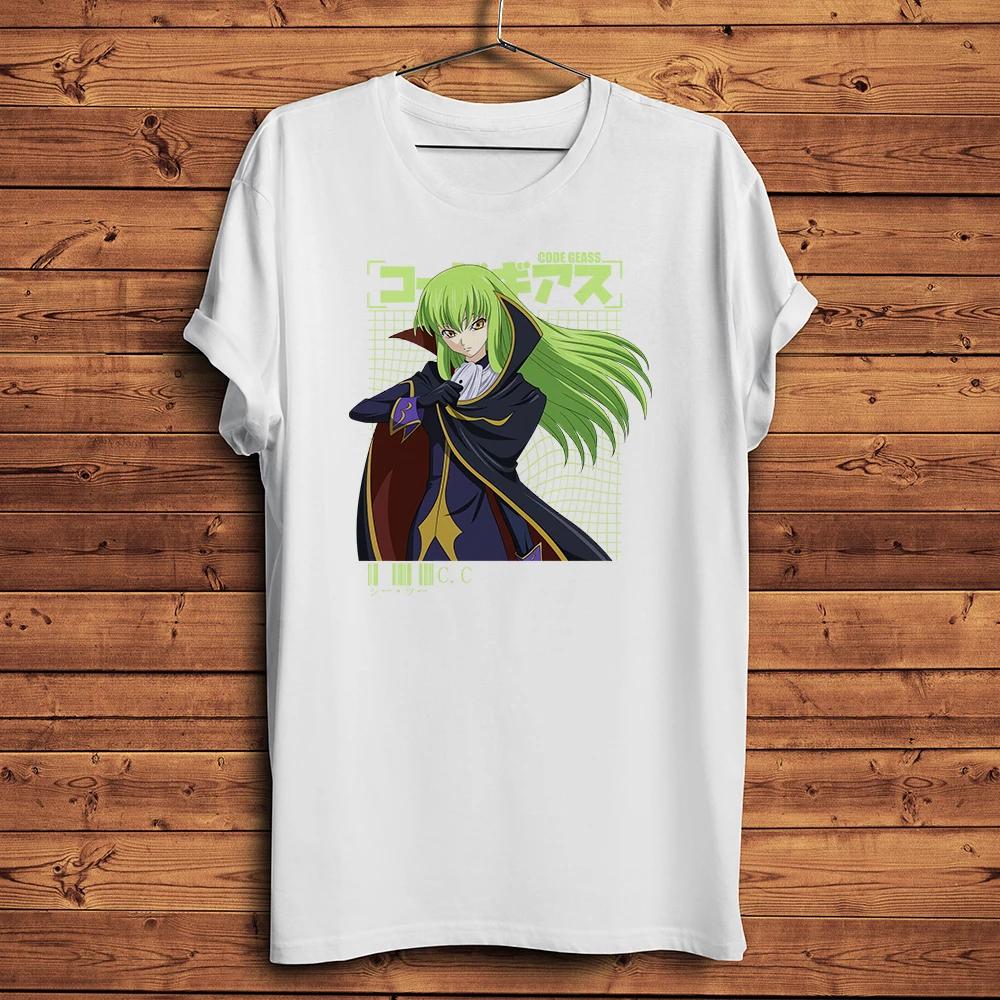 Code Geass Унисекс футболка с Лелушем, Си-Си, Сузаку, смешная аниме футболкаУнисекс Повседневная футболка с коротким рукавомУнисекс Дышащая уличная футболка