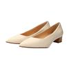 Pumps Pointed Toe Low Heel Combination Pumps F41104 Cm [Fabiorsconi] Women's Off-White 24.5