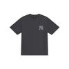 New MLB MONOGRAM Collection New York Yankees SS25 T Shirt Unisex Charcoal Gray 3ATSM1053-50CGS