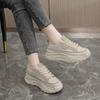 Spring New Women's Casual Platform Shoes Fashion Retro All-match Ladies Sneakers Vulcanized Shoe    De Mujer
