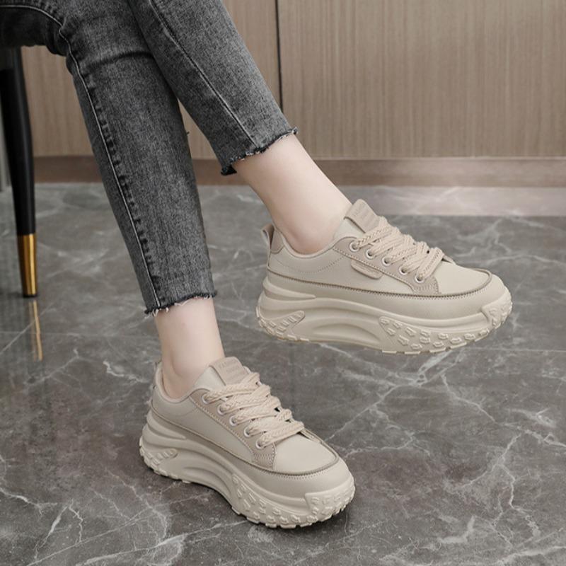 Spring New Women's Casual Platform Shoes Fashion Retro All-match Ladies Sneakers Vulcanized Shoe De Mujer