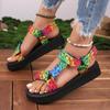Fashion New Fashion Women's Open Toe Flat Sandals Ankle Strap Platform Sandals for Women Outdoor Casual Beach Shoes Sandalias Plus Size