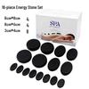 Набор из 20 предметов: Нагретые вулканические камни и эфирные масла для спа-массажной терапии