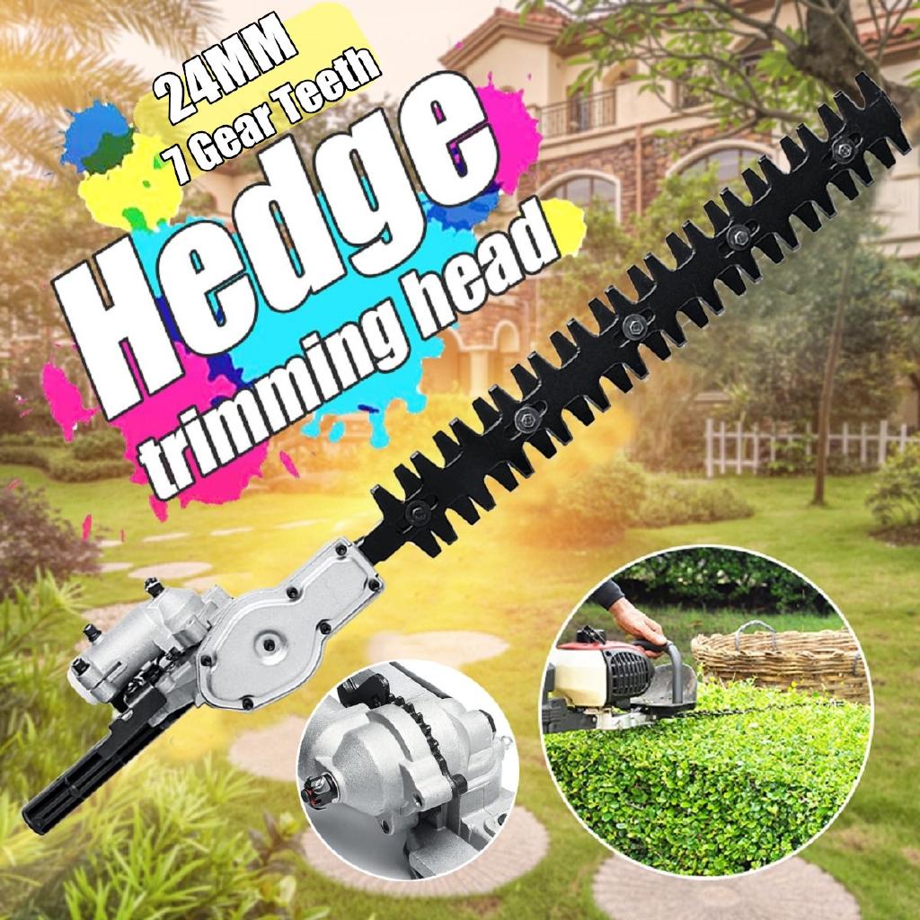 Универсальная насадка-кусторез с 7/9 зубьями на штанге 17" с расширяемыми двусторонними лезвиями, новая