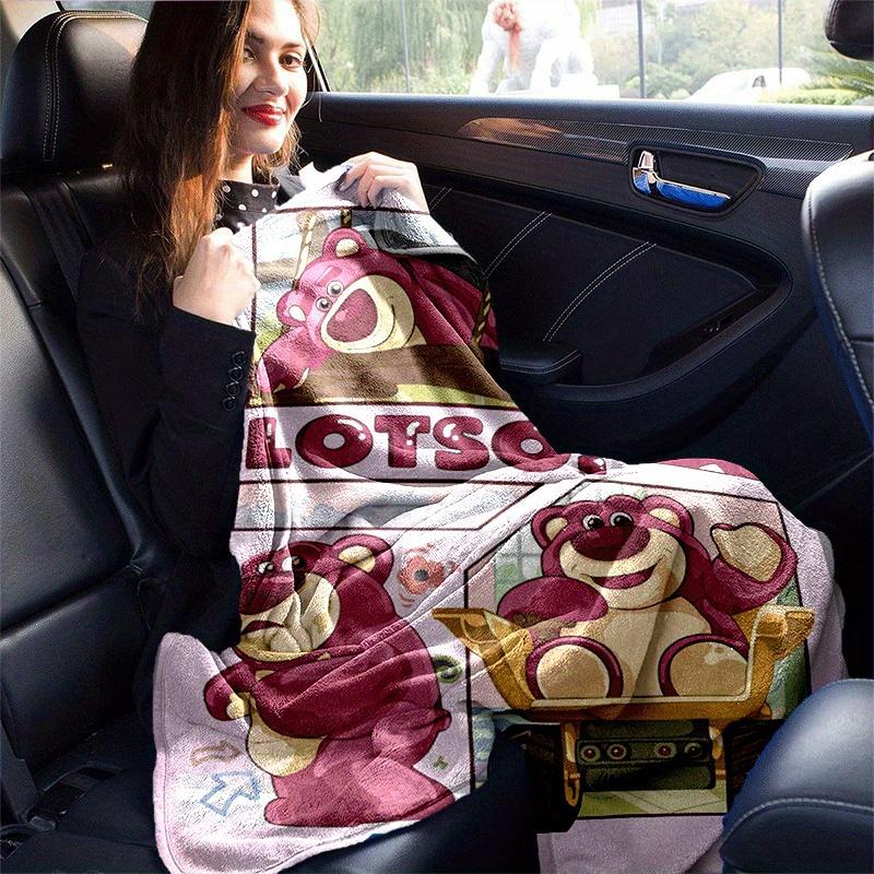 1pc Lots-o'-Huggin'Bear Printing Blanket - Soft, All-Season Throw for Office Blanket, Car, Travel