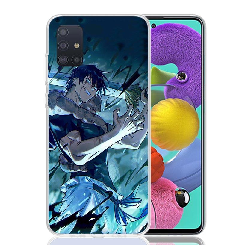 Чехол для телефона JujuKaisen Фушигуро Тодзи Для Samsung Galaxy A52 A32 A22 A12 A02S A50S A30S A51 A31 AA71 Note 20 Ultra 10 S10 Plus Ga