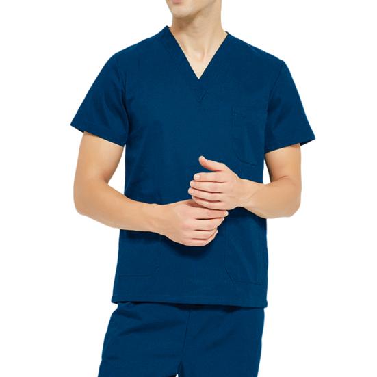 2 шт./компл., комплект унисекс больничной формы, комплект с v-образным вырезом и короткими рукавами, карманами, топы с эластичной резинкой на талии, комплект штанов для бега, быстросохнущий костюм для салона красоты, стоматологической медсестры
