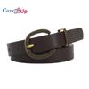 Pin Buckle Belt Fashion Ancient Gold Buckle PU Decoration Jeans Dress Ladies Belt