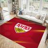 VfB Stuttgart Design Crystal Velvet Carpet Cozy Non?Slip Printed Rug For Bedroom Living Room Entrance