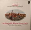 LP Record GEORG FRIEDRICH HÄNDEL, THE ACADEMY - Water Music = Wassermusik 9500691 Philips 1980 Holland Classical Used