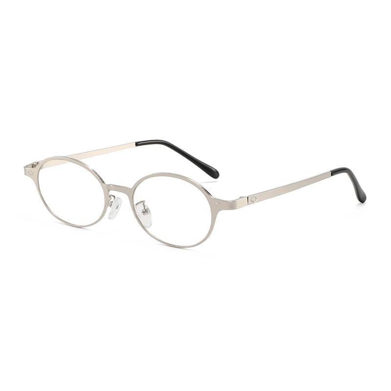 Retro Leopard Print Small Frame Cat Eye Glasses Myopia Glasses Frame No Degree