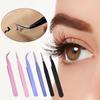 Colorful Eyelash Tweezers Lash Extension Anti-Static With Tips Tweezers High Precisio O0V7