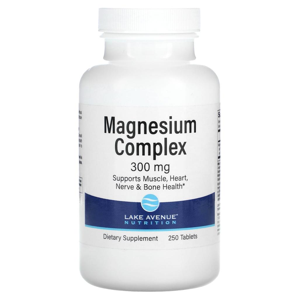 Magnesium Complex, 300Mg, 250 Tablets