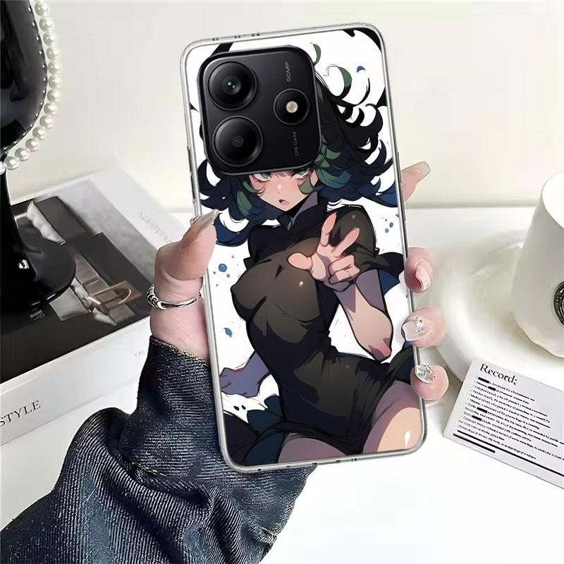 Мягкий чехол для телефона One P-Punch-Man Tatsumaki для Xiaomi Redmi Note 15 14 14S 13 12 Pro Plus 12S 11 11S 11E 10 10S 11T 5G Fundas Coq