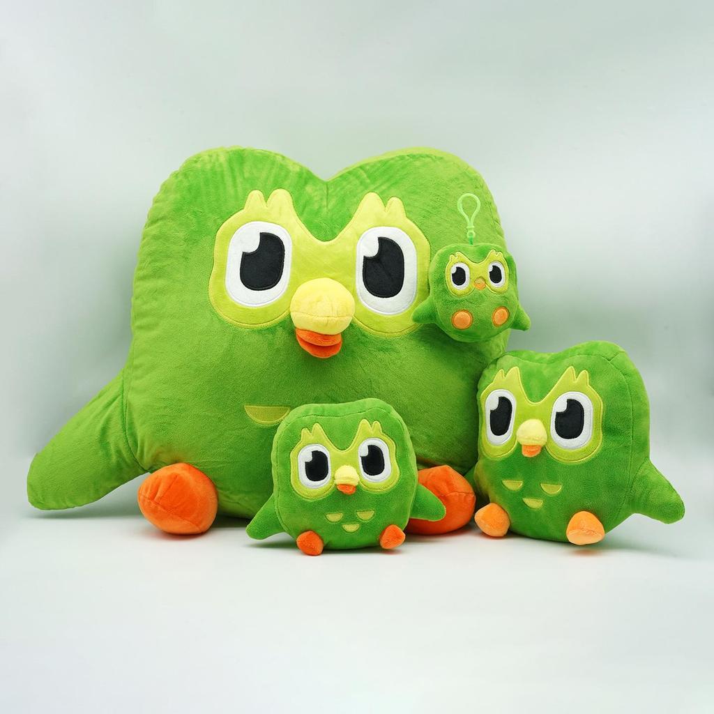 Плюшевая игрушка-сова Duolingo - Зеленая