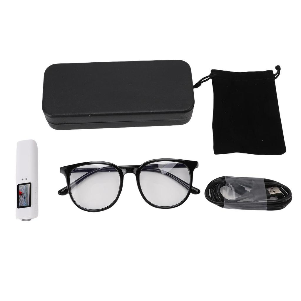 Body Mounted Camera HD 2.7K 110 Deg Wide Angle 0.96in Screen APP Viewing FPV Camera for Walking