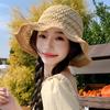 Sunscreen Hat Summer Breathable Hollow Sun Hat For Women Girls Sweet Uv Protection Sun Hat Travel Foldable Fisherman Hat