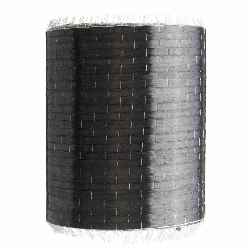 New 12K 200g Real Carbon Fiber Fabric Cloth Tape UNI-Directional Weave 10*180cm