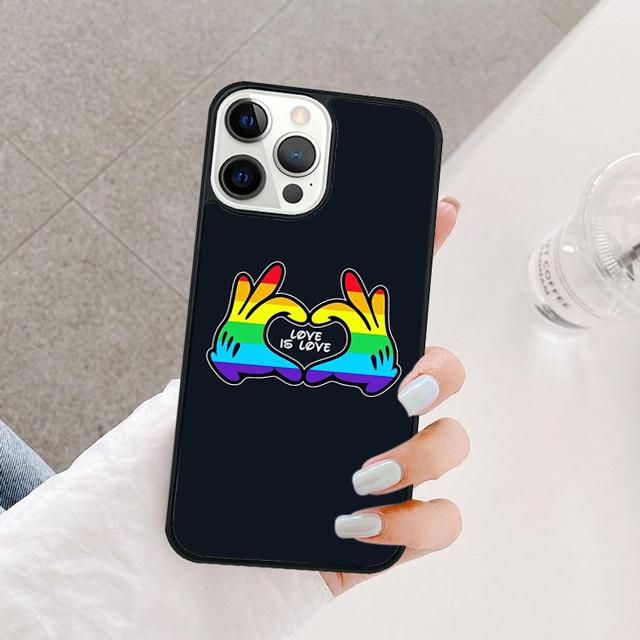 RAINBOW FLAG GAY LESBIAN PRIDE LGBT Phone Case Cover For iPhone 17 Air 15 16 14 13 12 Pro Max 11 Pro Max Plus