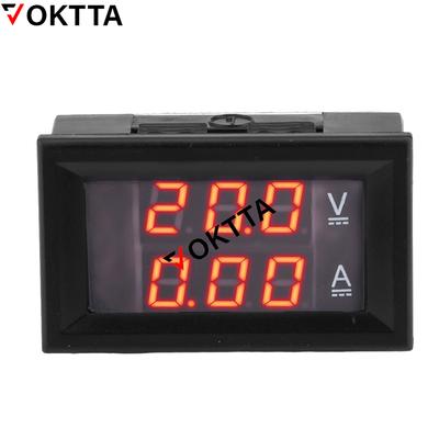 DC4.5-30V 30A/50A Цифровой вольтметр амперметр Мини-измеритель напряжения тока Детектор Тестер 0.28 дюйма Синий Красный Двухцветный светодиодный дисплей Прибор
