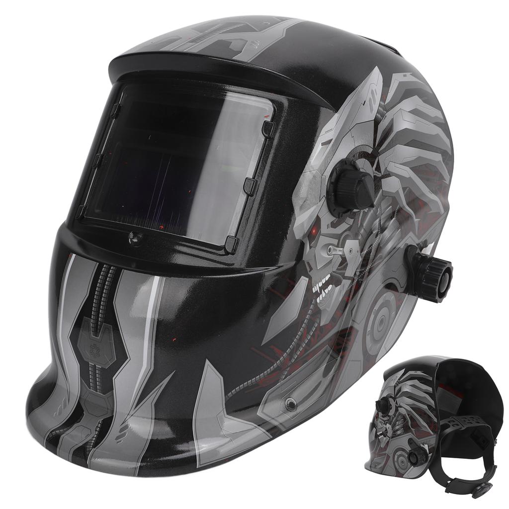 Сварочный шлем с солнечной краской, монтируемая на голову, маска для аргонодуговой сварки с автоматическим затемнением